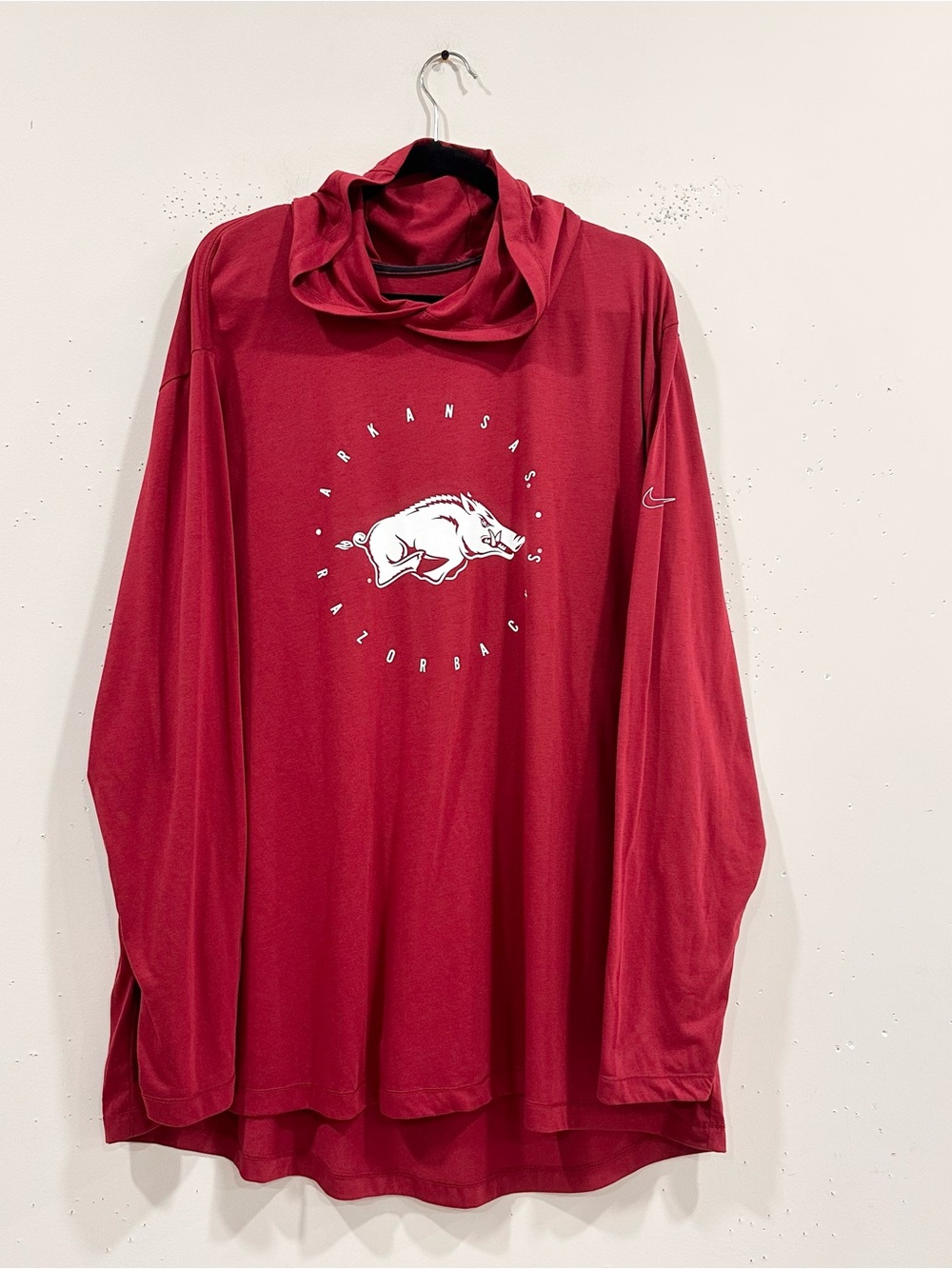 Nike Arkansas Razorbacks Dri-Fit Hoodie 3XL Team Issue Coach Kelvin Green